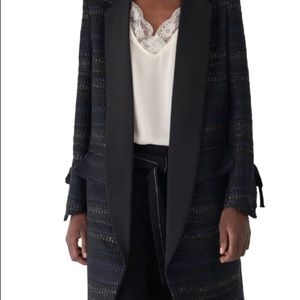 Sosken Gabby Basket Jacquard Coat